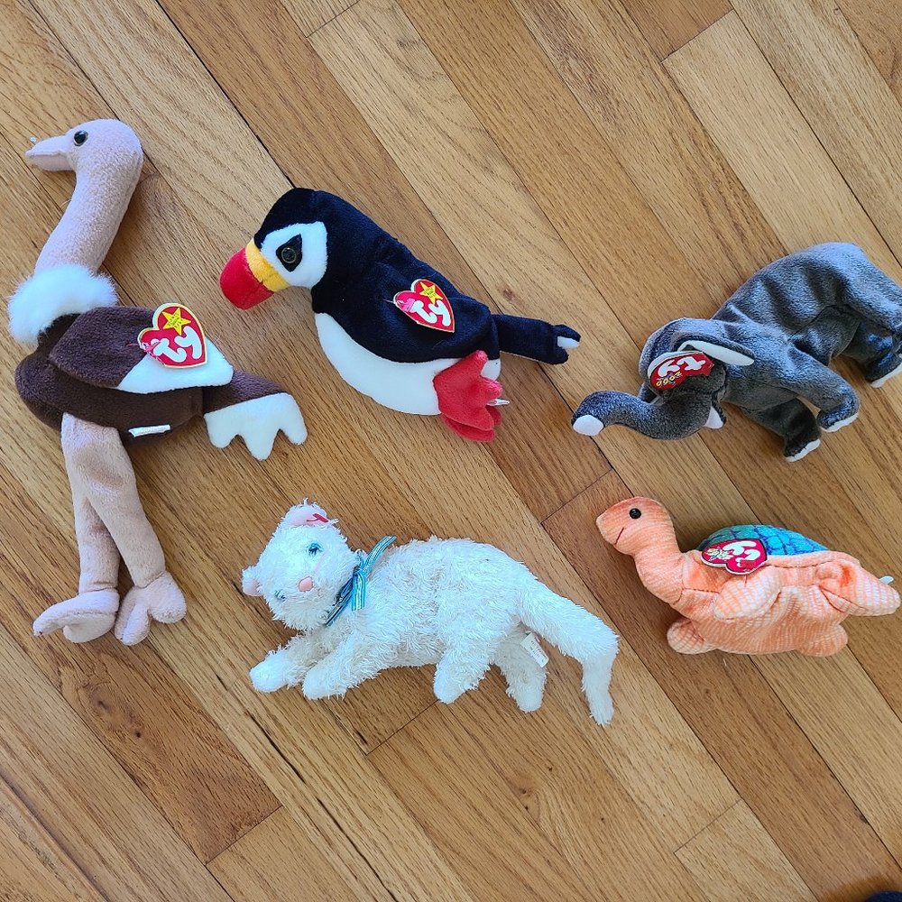 Lot of Ty Beanie Babies